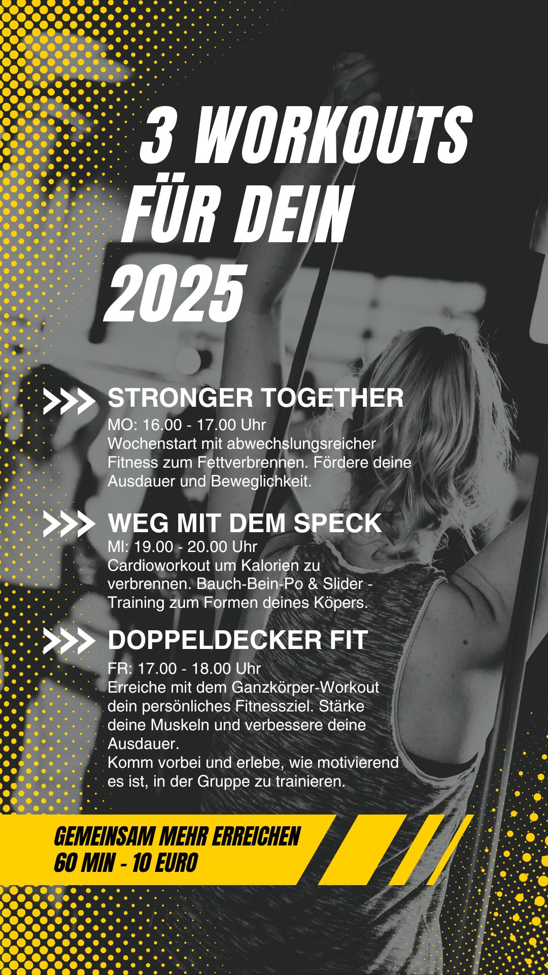 Weg mit dem Speck - FITNESSKURS IN HARTHA