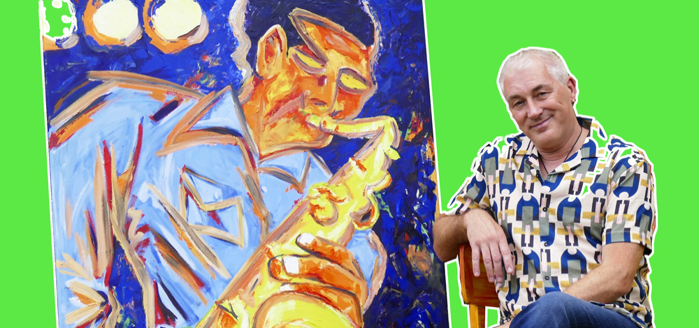 Vernissage  Ausstellung Reiner Schlag  "Moments in Music"