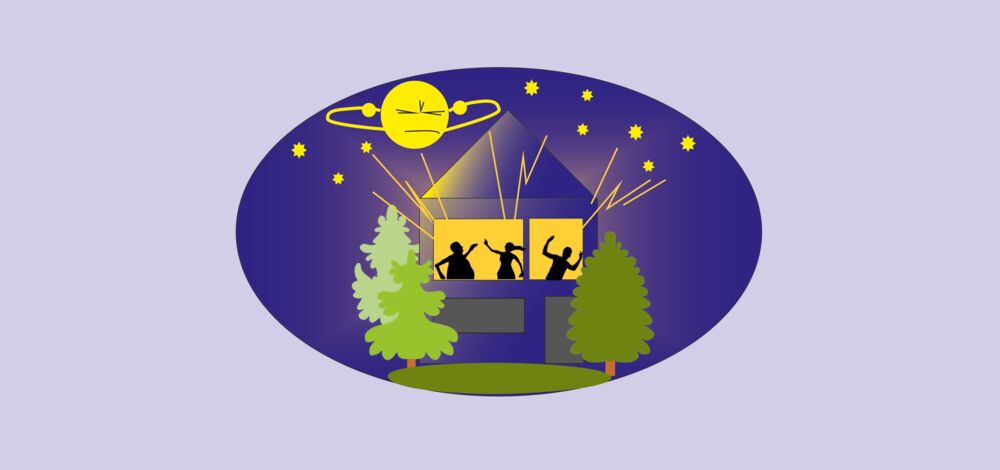 Im Schlafzimmer ist der Teufel los