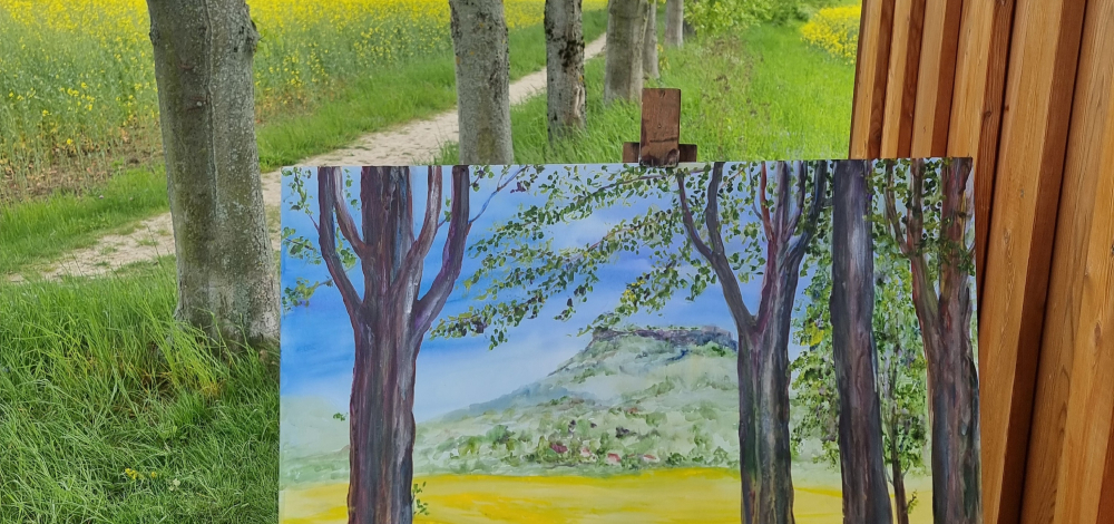 Draußen malen in der Sächsischen Schweiz