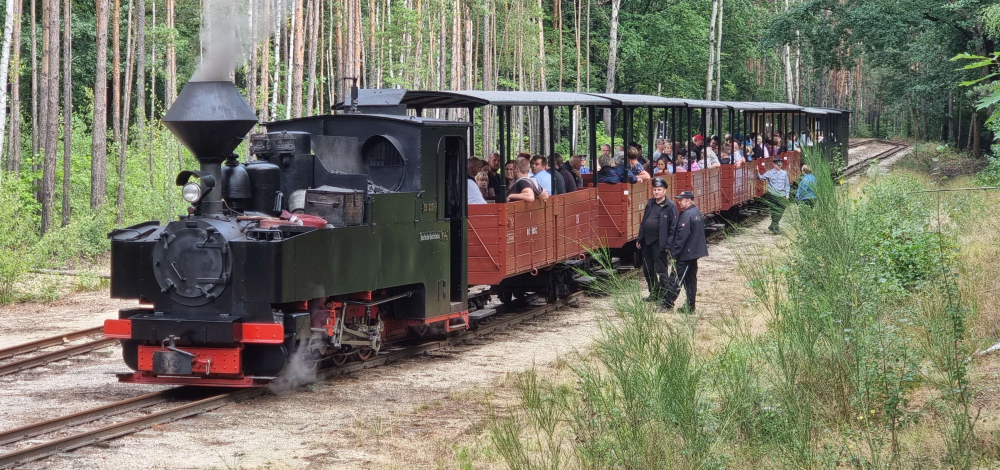 Historischer Dampflokbetrieb Waldeisenbahn Muskau