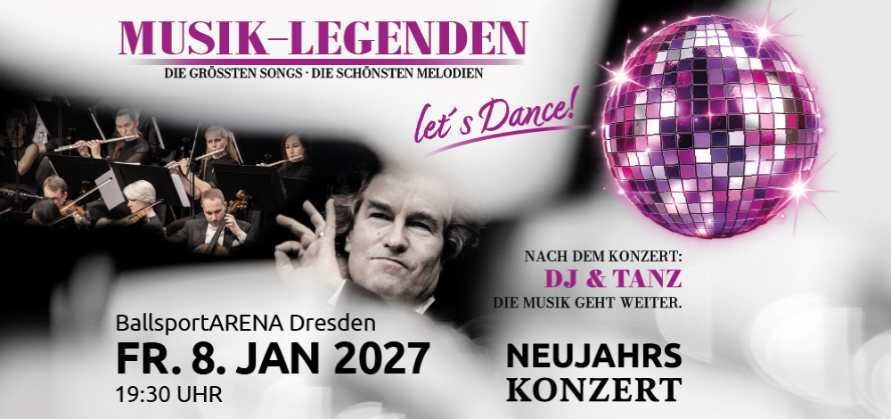 Neujahrskonzert 2027 – MUSIK-LEGENDEN | Prague Royal Philharmonic