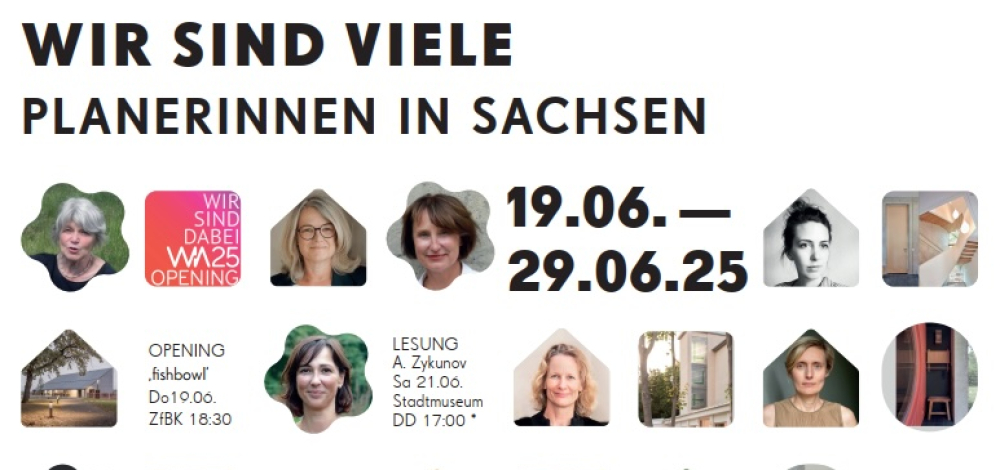 Ausstellung zum Women in Architecture Festival 2025: „Wir sind viele! – Planerinnen in Sachsen“
