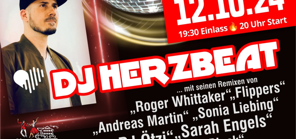 DJ HERZBEAT & DJ Party Team zur Party Schlager Disko