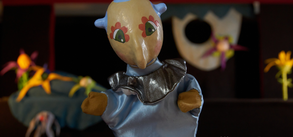 Kasper auf dem Blumenstern