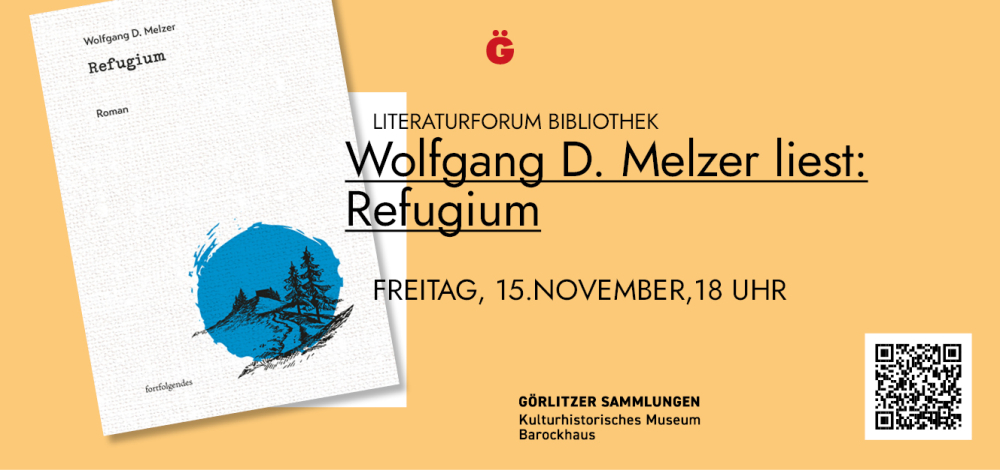 Autor Wolfgang D. Melzer liest aus »Refugium«