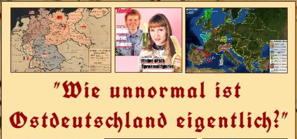 „Wie unnormal ist Ostdeutschland eigentlich?“ - Vortrag und Diskussion mit Max Liebscht