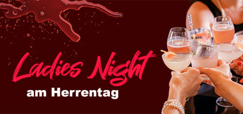 KRIMI total Ladies Night am Herrentag - Sekt mit Schuss