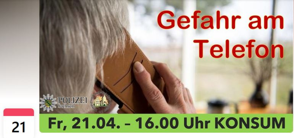 Informationsabend zum Thema „Betrug und Gefahr am Telefon“