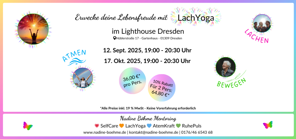 Lachyoga im LIGHTHOUSE Dresden