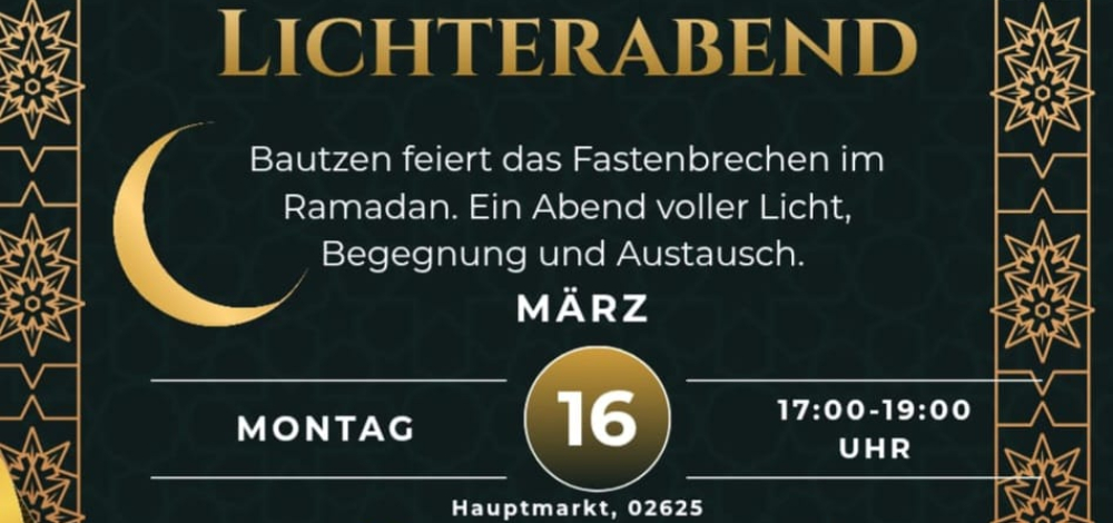 Ramadan Lichterabend: Gemeinsam Fastenbrechen