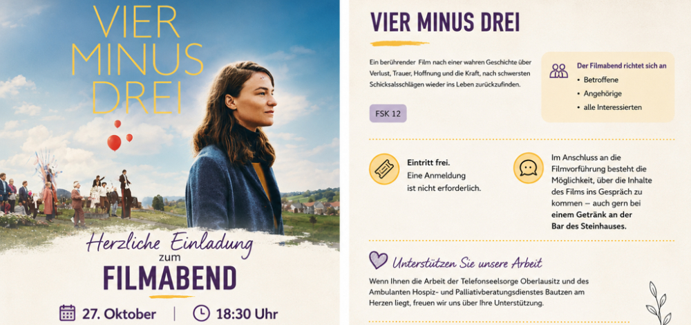 Vier Minus Drei
