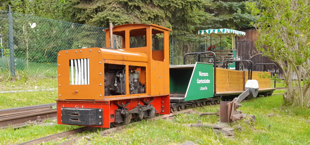 Kindertag bei Werners Gartenbahn