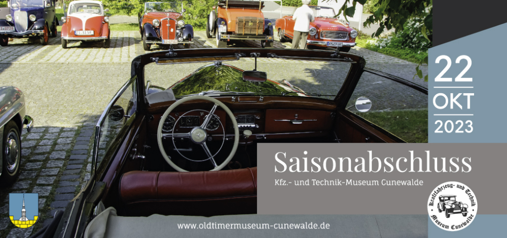 Saisonabschluss "Motoren aus" am Kfz.- und Technik-Museum