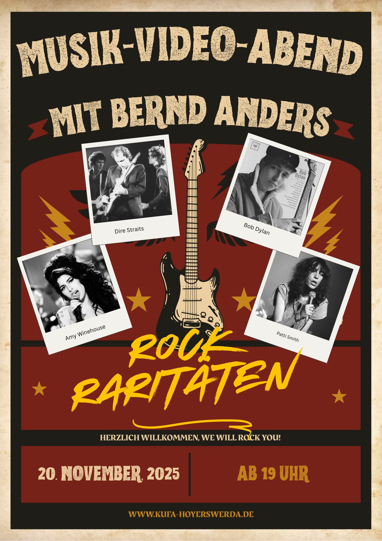 Musik-Video-Abend mit Bernd Anders