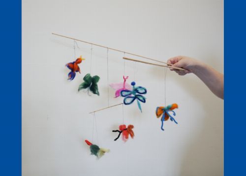 Sommerferienprogramm: Was fliegt denn da? Tiere aus Märchenwolle (ab 6 Jahre) ©