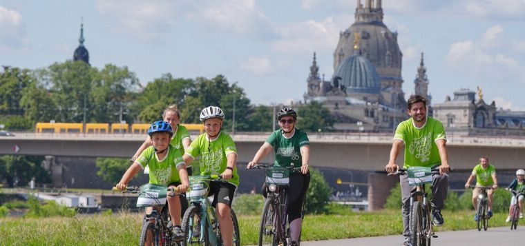 SZ-Fahrradfest mit Familienfest auf dem Altmarkt Dresden