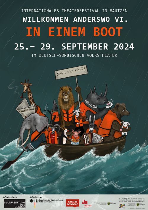 Internationales Theaterfestival Willkommen Anderswo VI. In einem Boot 25. - 29. September 2024 © 