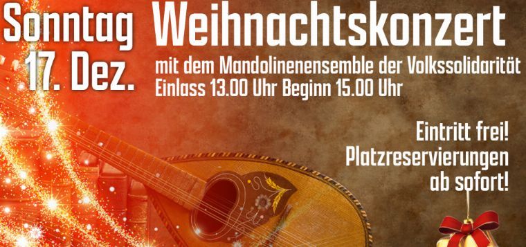 Mandolinenkonzert zur Weihnachtszeit