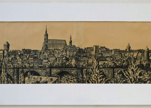 Kabinettausstellung: "Helfried Winzer (1924 - 2010) - Das historische Bautzen. Ein Stadtrundgang 1953" ©