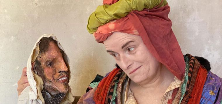 Bridge Markland: "Nathan in the box", nach G. E. Lessing. Theaterperformance mit Schauspiel, Puppen und Musik.