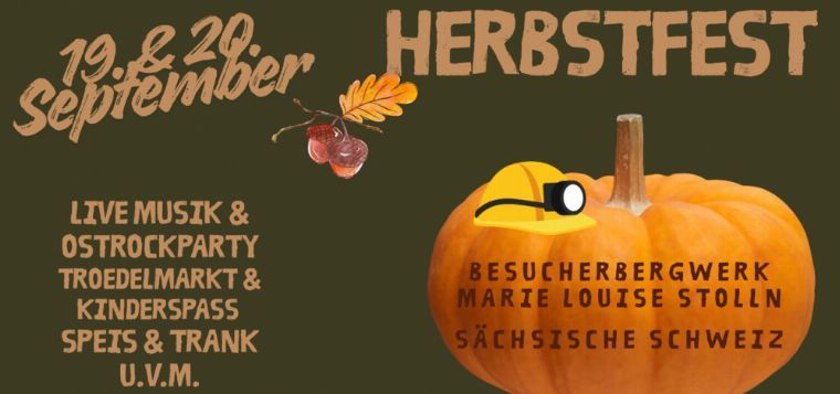 Herbstfest am/im Bergwerk * Live Musik, Ostrockparty, Kinderspaß u.v.m.